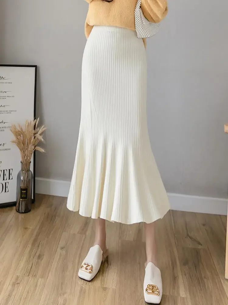 Elegant High Waist Knitted Wra - Summer Clothing Wraps 评论和价格