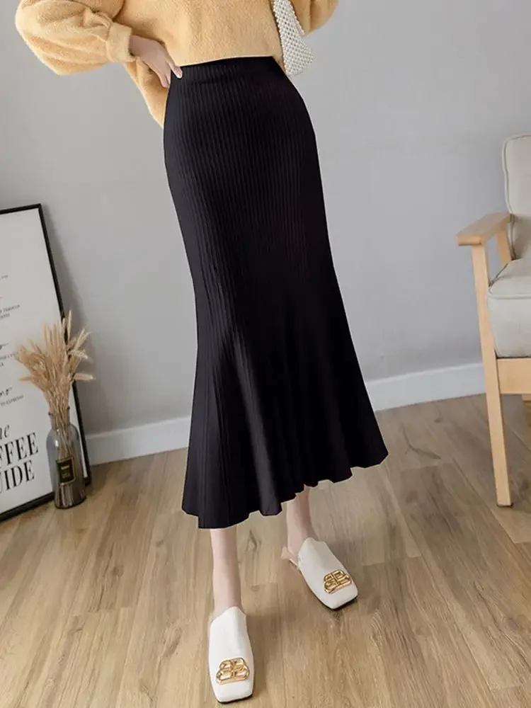 Elegant High Waist Knitted Wra - Summer Clothing Wraps 评论和价格