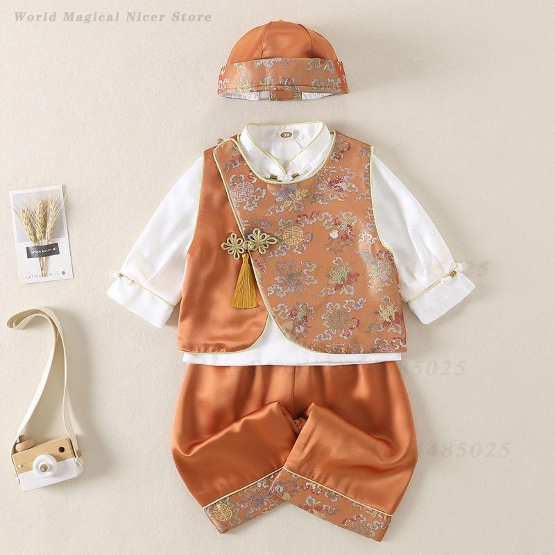 Spring Summer Baby Tang Suit K - Summer Clothing Baby Girl 评论和价格