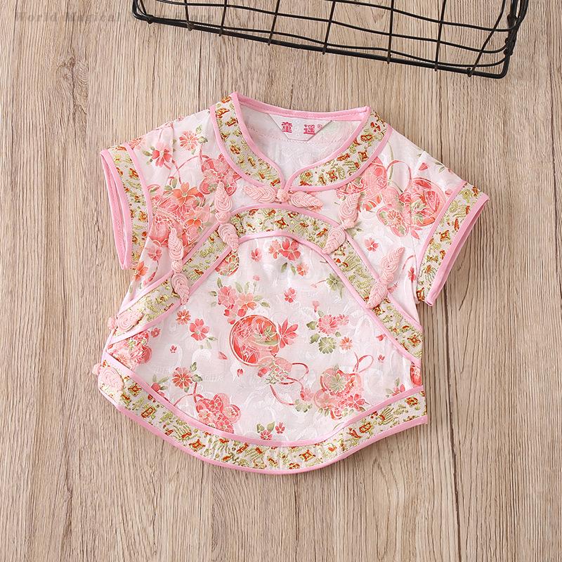 Baby Girls Tang Suit Summer Pr - Summer Clothing Baby Girl 评论和价格