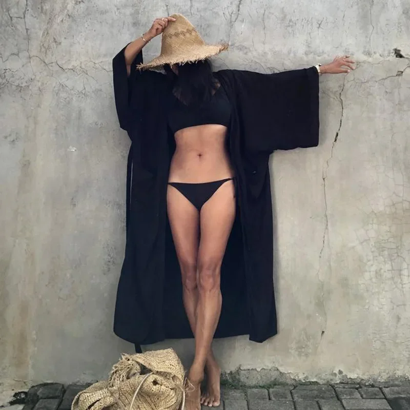Kimono Women Beach Wear Cover  - Summer Clothing Wraps 评论和价格