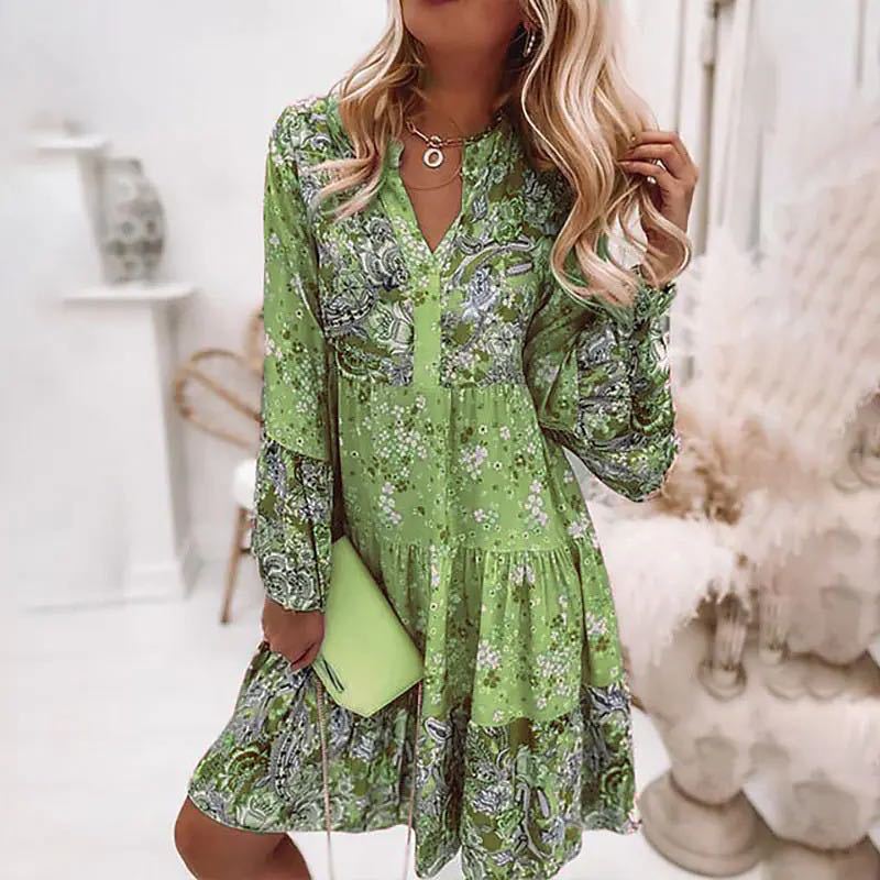 Casual Floral Print Dresses Fo - Summer Zara 评论和价格