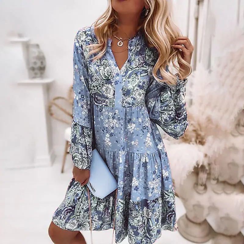 Casual Floral Print Dresses Fo - Summer Zara 评论和价格