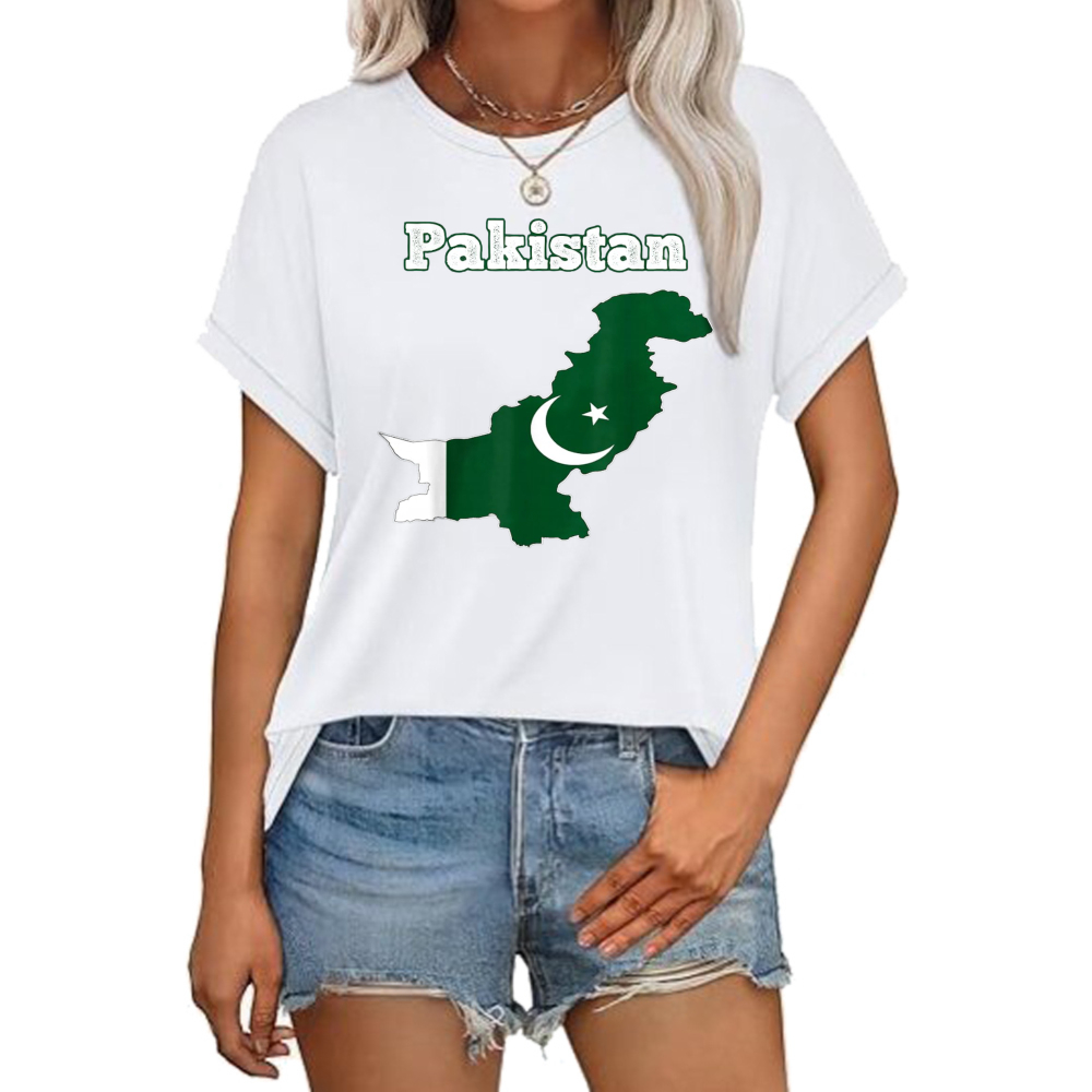 Pakistan Flag 14 August Tee Pa - Summer Clothing Pakistan 评论和价格