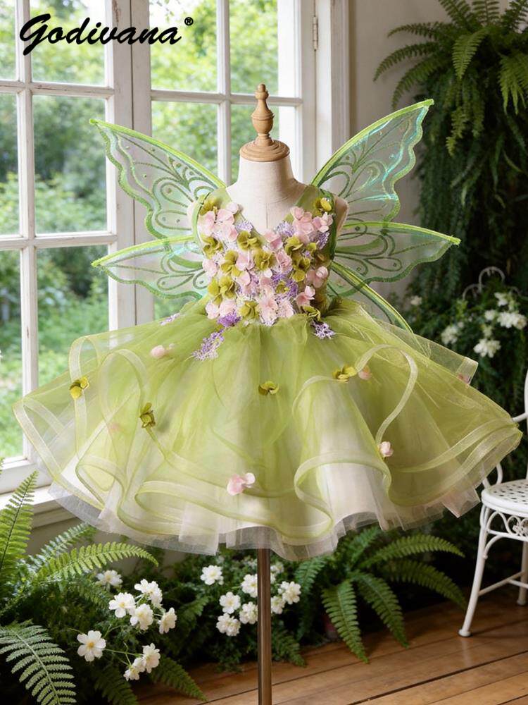 Sweet Baby Girls Butterfly Win - Summer Clothing Baby Girl 评论和价格