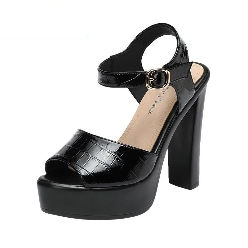 10cm 13cm Fashion Genuine Leat - Summer Clothing Stores 评论和价格