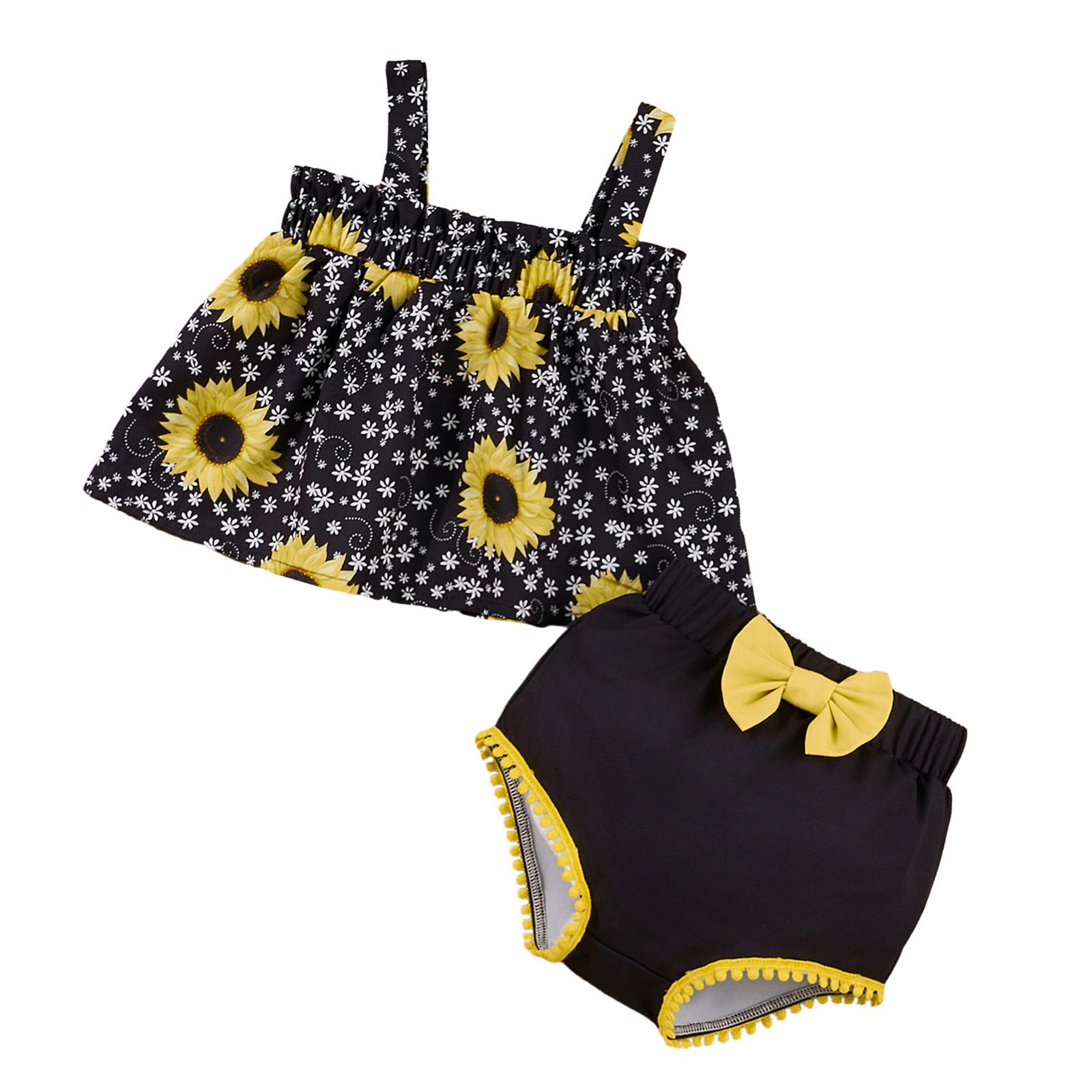 Sleeveless Tops and Shorts Fas - Summer Clothing Baby Girl 评论和价格