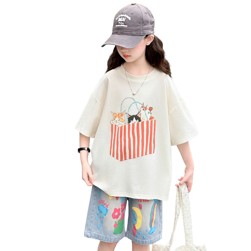 Teenage Girls Summer Top and B - Summer Clothing Drawing 评论和价格