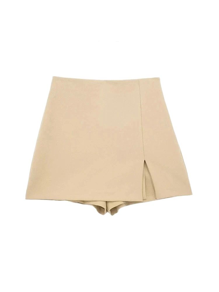Women's Front Slit Shorts Skir - Summer Zara 评论和价格