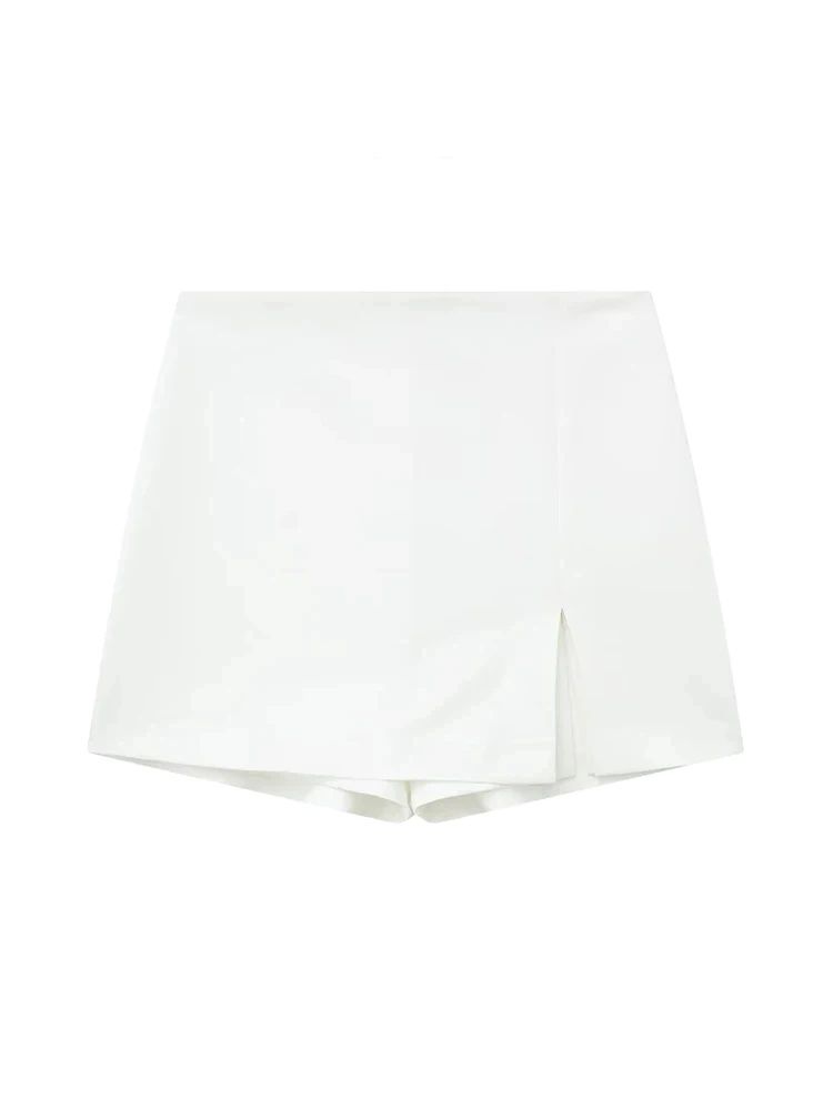Women's Front Slit Shorts Skir - Summer Zara 评论和价格