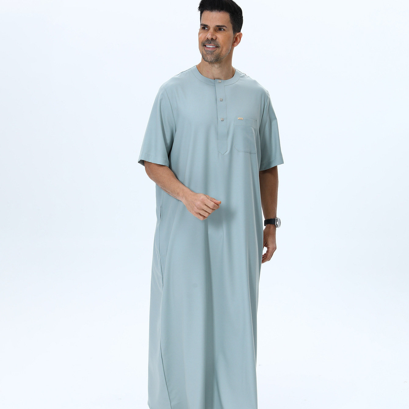 Muslim Men Abaya Kaftan Pakist - Summer Clothing Pakistan 评论和价格