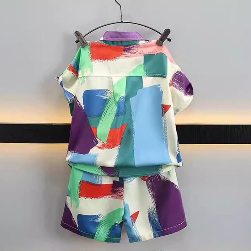 New Summer Baby Clothes Suit C - Summer Clothing Drawing 评论和价格