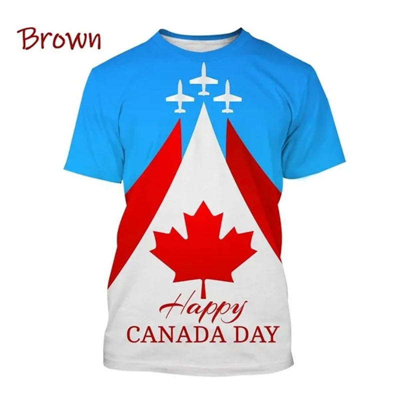 I Love Canada Flag Graphic T S - Summer Clothing Women Canada 评论和价格