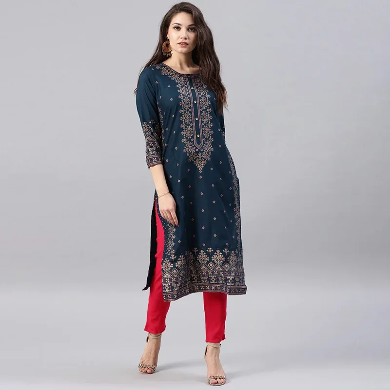 Indian Dress Kurtas for Women  - Summer Clothing Pakistan 评论和价格